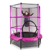 KLARFIT Rocketkid, trambulin, Ø140cm, biztonsági háló, bungee felfüggesztés, 3 éves kortól termék 2. képe