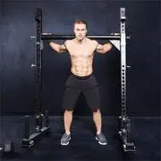 Capital Sports Yoketar Yoke erősítő állvány, 50 mm-es tüskék súlyokra, 2 x J-cup, acél, fekete termék 2. képe