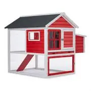 OneConcept Villa Gallo tyúkól, 2 fészek, 120 x 122 x 127,5 cm, fa akciós termékkép 1