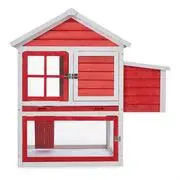 OneConcept Villa Gallo tyúkól, 2 fészek, 120 x 122 x 127,5 cm, fa termék 2. képe