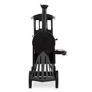 Klarstein Dampflok, grill füstölővel, 3 mm acél, fekete termék 2. képe
