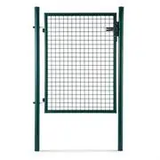 Waldbeck Duraporta 1710 kertkapu, rácsos kapu, 1,7 m magas, acél, zár, zöld termék 2. képe