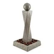 Blumfeldt Trafalgar, kerti szökőkút, 1,5 m, LED, üvegszálas cement, 4,5 kg, tufa akciós termékkép 1