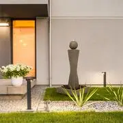 Blumfeldt Trafalgar, kerti szökőkút, 1,5 m, LED, üvegszálas cement, 4,5 kg, tufa termék 2. képe