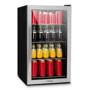Klarstein Beersafe 4XL, hűtőszekrény, 124 liter, 0 -10°C, üveg, G energiahatékonysági osztály, rozsdamentes acél akciós termékkép 1