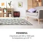Klarstein Bornholm Single, konvektor, 1000 W, termosztát, időzítő, fekete termék 2. képe