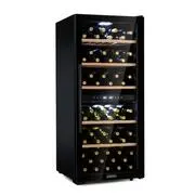 Klarstein Barossa 102D, borhűtő, 2 zóna, 102 palack, LED érintőképernyő, fekete akciós termékkép 1