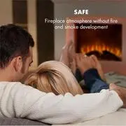 Klarstein Aosta Light & Fire, elektromos kandalló, 1000/2000 W, távirányító termék 2. képe