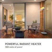 Blumfeldt Heat Guard Reflex, hősugárzó, 1800 W, IP55, időzítő, távirányító termék 2. képe
