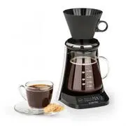 Klarstein Craft Coffee, kávéfőző, 600 ml, mérleg, időzítő, tartozék szűrővel, fekete/fehér akciós termékkép 1