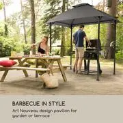 Blumfeldt Steakhouse al Sur, grillező tető, 244x260x152 cm, 160 g, lánggátló, acél, szürke termék 2. képe