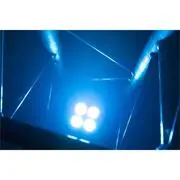 Beamz TP 46 Truss Par, uplight reflektor, 4 x 4 W 4 az 1-ben LED dióda, RGB-UV, 9 DMX csatorna termék 2. képe