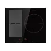 Klarstein Delicatessa 3 Flex, indukciós főzőlap, 6600 W, 3 zóna, üvegkerámia, fekete akciós termékkép 1