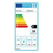 Klarstein Simplica, páraelszívó, beépített, 52 cm, 400 m³/ó, LED, nemesacél termék 2. képe