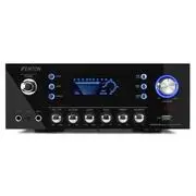 Fenton AV120FM, sztereó HiFi erősítő, 120 W RMS, (2 x 60 W 8 Ohm-ra), BT/USB/AUX termék 2. képe