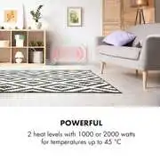 Klarstein Bornholm Smart, konvektor, 2000 W, WiFi, LED kijelző, időzítő, IP24, fehér termék 2. képe