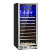 Klarstein Vinovilla 127, nagy kapacitású borhűtő, 331 liter, 127 palack, üvegajtó, rozsdamentes acél akciós termékkép 1
