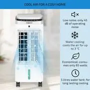 OneConcept Freshboxx Pro, léghűtő, 3 az 1-ben, 65W, 966 m³/ó, 3 fokozatú légáramlás, fehér termék 2. képe