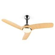 Klarstein Silent Service, mennyezeti ventilátor, Ø: 128 cm, teljesítmény: 25 W, fa kialakítás akciós termékkép 1