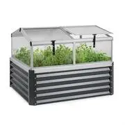 Blumfeldt High Grow Advanced, magaságyás tetővel, 120 x 95 x 100 cm, 540 l, acél, antracit akciós termékkép 1