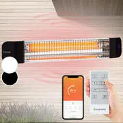 Blumfeldt Smartwave, infravörös hősugárzó, 2400 W, széncső, WiFi,  alkalmazás, fehér akciós termékkép 1
