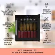 Klarstein Coachella 50, Smart, hűtő, 50 l, WiFi funkció, háttérvilágítás, rozsdamentes acél termék 2. képe