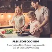 Klarstein Delicatessa 60 Hybrid, beépített indukciós főzőlap, 7000 W, 4 zóna termék 2. képe