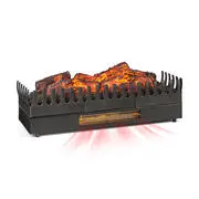Klarstein Kamini FXL, elektromos kandalló, kandallóbetét, 1000/2000 W, 2 W LED, fekete akciós termékkép 1