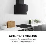 Klarstein Amelia, páraelszívó, 123 W, 60 x 47 x 23,5 cm, LED, érintő forgóvezérlő, fekete termék 2. képe
