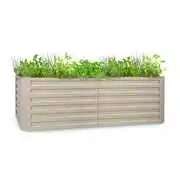 Blumfeldt High Grow Straight, emelt ágyás, 200 x 60 x 100 cm, 1200 l, acél akciós termékkép 1