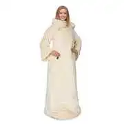 Klarstein Slanket, thermo takaró ujjakkal, 120 W, 155 x 180 cm, coral fleece akciós termékkép 1