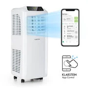 Klarstein Pure Blizzard Smart 7k, mobil klíma, 7000 BTU / 2,1 kW, A energiahatékonysági osztály, távirányító akciós termékkép 1