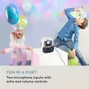 Auna StarMaker 2.0, karaoke rendszer, bluetooth, CD lejátszó, mellékelve mikrofon termék 2. képe