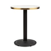 Blumfeldt Patras Jewel, márvány asztal, szecessziós stílus, Ø: 57,5 cm, magasság: 75 cm, öntöttvas állvány akciós termékkép 1