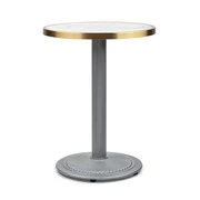 Blumfeldt Patras Jewel, márvány asztal, szecessziós stílus, Ø: 57,5 cm, magasság: 75 cm, öntöttvas állvány akciós termékkép 1