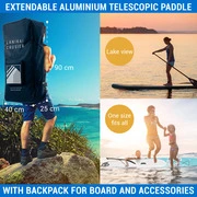 Capital Sports Lanikai Cruiser 10.8, felfújható paddle board, készlet SUP deszkával, 330 x 77 x 15 termék 2. képe