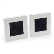 OneConcept Kábeltakaró, 2 darabból álló készlet, kb. 86 x 86 mm akciós termékkép 1