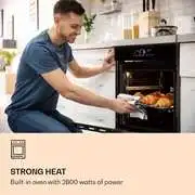 Klarstein Illuminosa Smart, beépített sütő, 2800 W, 11 funkció, applikációval vezérelhető termék 2. képe