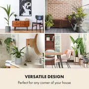 Fox & Fern Heusden, virágcserép, Polystone, növények számára alkalmas, kézzel készített termék 2. képe