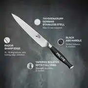 Zelite Infinity by Klarstein Comfort Pro, 6" univerzális kés, 56 HRC, rozsdamentes acél termék 2. képe