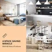 Klarstein Beersafe XXL Chrytal White, E energiahatékonysági osztály, LED, 3 fém polc, panoráma üvegajtó termék 2. képe