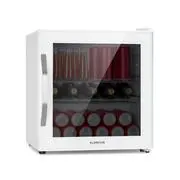 Klarstein Beersafe L Quartz, hűtőszekrény, 47 liter, 2 polc, panoráma üvegajtó, fehér akciós termékkép 1