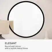 Casa Chic Fournier Fali tükör fém kerettel kerek Ø 80 cm termék 2. képe