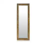 Casa Chic Norwich Tükör téglalap alakú fakeret 130 x 45 cm mozaik kivitelben akciós termékkép 1