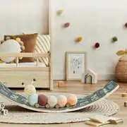 BoarderKING Balance Board Kids, csúszásgátló filc borítással, 3 éves kortól termék 2. képe