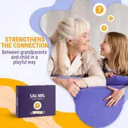 Spielehelden Sag mal... mit Oma- Junior Edition ismerkedős játék 100+ kérdés Játékosok száma: 2+ Életkor: 8 éves kortól termék 2. képe