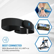 Capital Sports Puls3 BT, mellkasi öv, pulzusméréshez, BLE 4.0 / ANT+ / 5.3 KHz, IP67 termék 2. képe