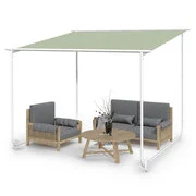 Blumfeldt Nantes, pavilon, napellenző, 3x3m, poliészter, acél váz, UV50+, padlógörgők akciós termékkép 1