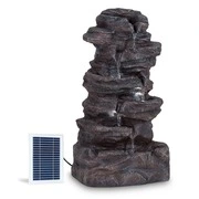 Blumfeldt Stonehenge XL, napelemes szökőkút, LED világítás, polyresin, lítium-ion akkumulátor akciós termékkép 1