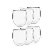 Feelino Ice set 6, teáspohár, 6 db, 400 ml, kiváló minőségű boroszilikát üveg, mosogatógépben mosható akciós termékkép 1